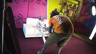 Aphrodisiac Anuskatzz and Lily Lu at dreadlock girl action