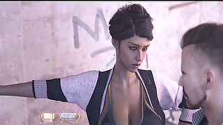 One piece, three dimensional, black +