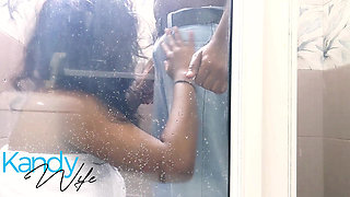 Sri lankan Blowjob in bathroom