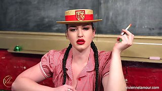Vivienne LAmours Smoking POV Classroom BDSM JOI Domination
