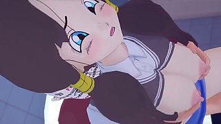 Dragon Ball Z Ex 3  Part 5  Videl See Gohan and A18 Fucking Hard  Watch Full 1hr Movie on Sheer or Ptrn Fantasyking3