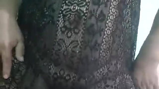 Sexy Filipina Milf Sexy Striptease In Black