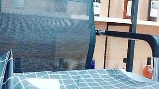 Chinese model masturbating in store