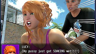 My Newlife Revamp - Gameplay - Roleplay - Big Ass Stepmom Sitting on Stepson Lap, Getting Massage and Teased by Stepdaughter