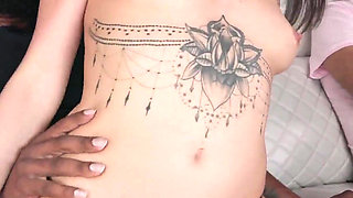 Sexy Stripper Wife Slay Kay Surprise Bouncer by Riding His BBC