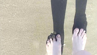 Beach Feet Teasing