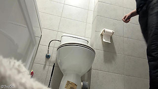 Crazy Toilet Farts in Black! Nipple Pops