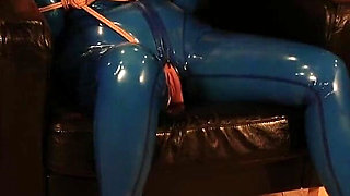 Sexual Latex and Romantic Bondage Free Porn Video with Arya Grander