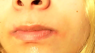 I Play with the Dildo, I Make Funny Faces, I Masturbate with My Belly, I Play with My Breasts and Ride the Dildo