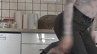 Miss Amy Douxxx Makes Herself Happy on the Slave's Face