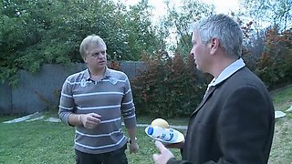 Blonde Neighbor Jessica Moore Fucked Hard in Living Room Doggy Style