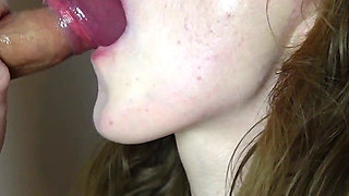 Blowjob with Deepthroat, Cum in My Mouth and Swallow