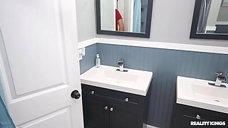 Roommates Learn To Share Big Cock: Interracial Threesome with JMac, Amari Anne, and Lacey Jayne