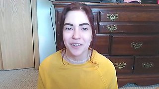 Homemade amateur riding cock cumshot swallow in lingerie