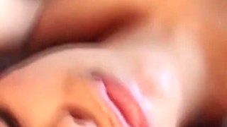 Teen ethnic sub Ava deep throats till facial