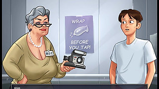 Summertime Saga Gameplay GILF Sex Scene and Gloryhole Blowjob