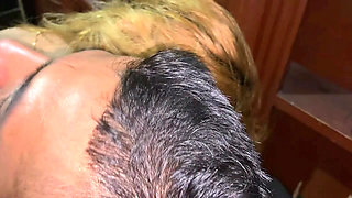 Milf gets orgasms squirting a cock in her ass AND pussy