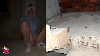 Left Alone Bound Blindfolded Naked and Exposed