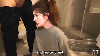 Hot Pearl Gets Face Fucked & Creampied by Tim Monster Cock - Rough Amateur Slut Discipline