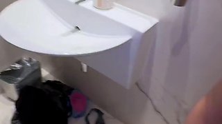 Ashley Aoky Threesome Gym Trainer Shower Fuck
