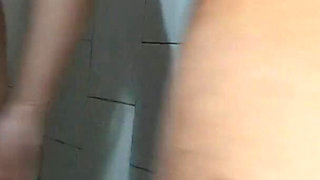 I Fuck the Neighbor's Daughter in Her Bathroom and Fill Her Ass with Hot Cum