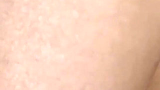 Married Housewife Enjoys Riding Her Cuckold and Is Interrupted When They Try to Open Her Bedroom Door