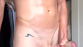 Jerking off Till I Blew a Huge Load!
