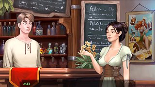 I'm a bartendner now in this cartoon adventure by Misskitty2k