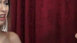 Red Lady Giantess Face Slapping Humiliation - Don`t Look at My Boobs!!