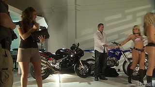 Passion Took Over As Their Bodies Moved - Vintage threesome cosplay sex