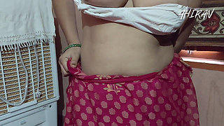 Priyam Review Her Boobs and Ass. Priyam Forplay with Her Boyfriend in Bedroom.