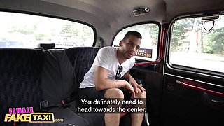 Billie Star Floral Shoulder Tattoo Blowjob in Fake Taxi