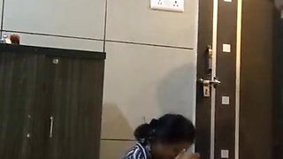 Rich Stud Tempt Her Maid With Sucky-sucky Standing Nail