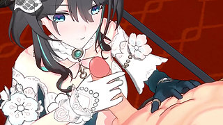 Honkai Star Rail - Ruan Mei X Caelus Passionate Sex - 3D Hentai Animation