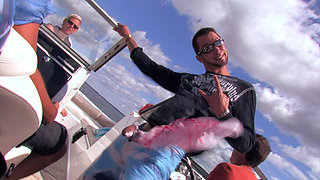 Open Water Orgy on a Boat That Rocks with Every Thrust
