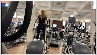 Quick Fuck In The Gym. Risky Public Sex With Californiababe