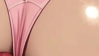 Pretty Korean Stepdaughter Plays Footsie with Your Huge Cock