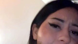 Close up cock jerking solo