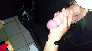 Swedish Girl's Glory Hole Handjob