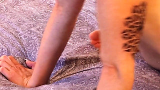 Double Dildo Fuck Tiny Rhea and Selene Love