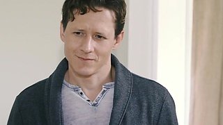 Sensual babe fucked hardcore by big white dick in missionary