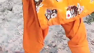 Once Again the Brother-in-law Fucked the New Sister-in-law in the Mustard Field.outdoor Sex