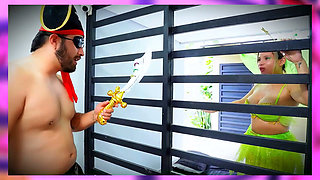 Horny Pirate Fucks Innocent Fairy After Setting Her up - Halloween Special