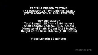 Tabitha Poison Testing The Handmade Dolphin Size L (With Additional