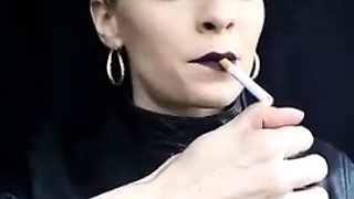 Goddess Marlena - Black Lips Smoking
