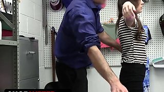 Busty teen vlogger gets cfnm penalty in office