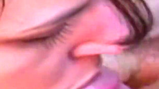 Lovely teen in tartan outfit likes fucking on the sofa