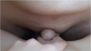 Cock And Clitor First Acquaintance // Cock Runs On Clitoris