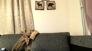 Sexy Shemale With Big Tits Jerking Her Huge Cock Off