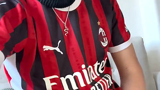 Horny Ac Milan Soccer Bro Shoots Load